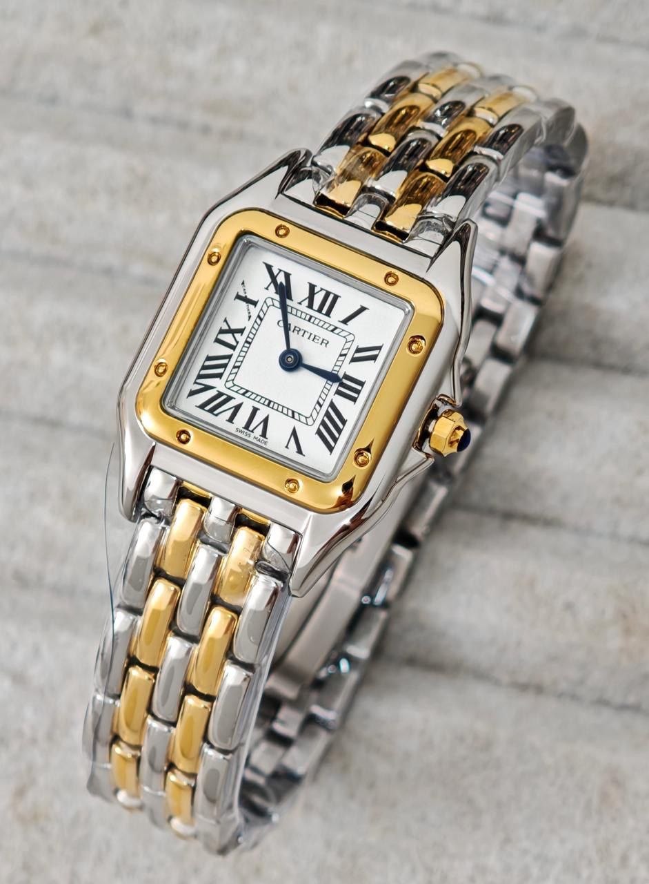 Montre élégante coloris bicolore